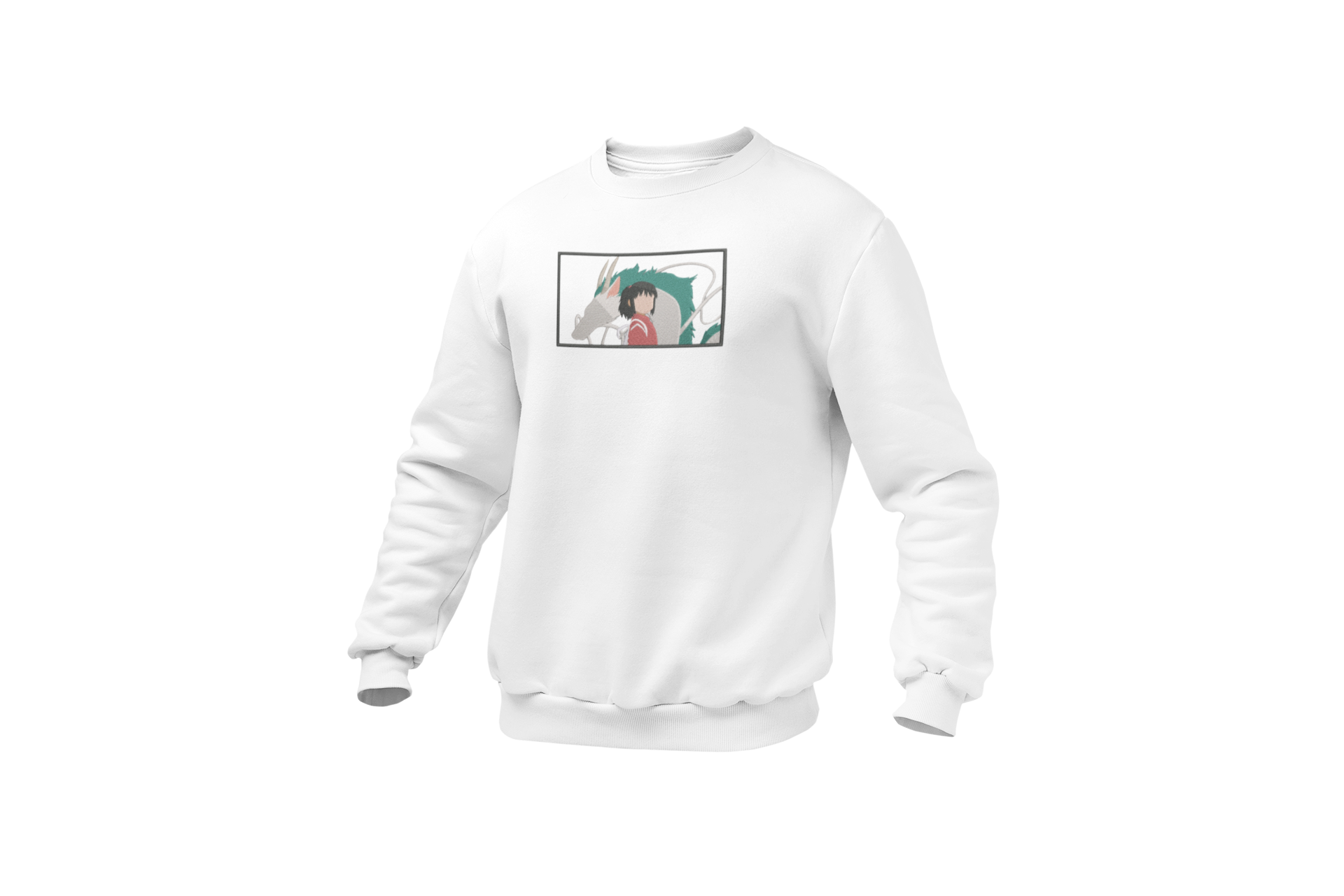 Chihiro & Haku Minimal Spirited Away Bluza - Studio Ghibli