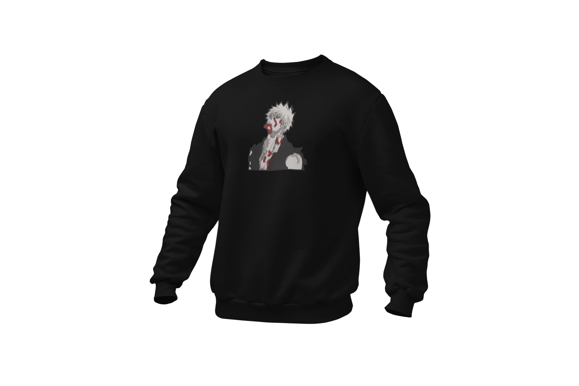Ichigo Black and White Bleeding Bluza - Bleach