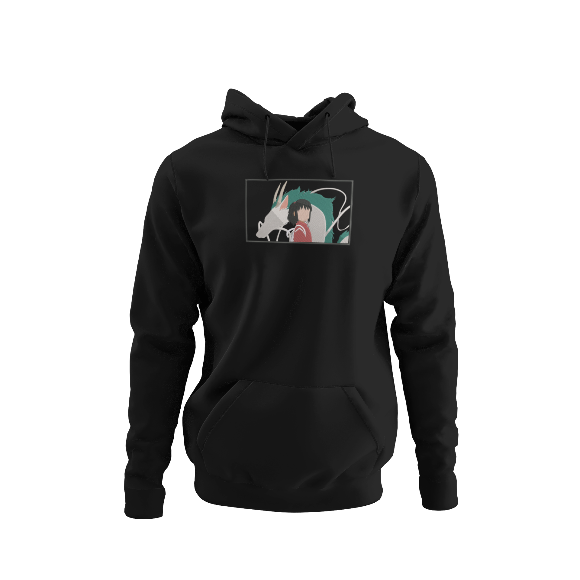 Chihiro & Haku Minimal Spirited Away Hanorac - Studio Ghibli