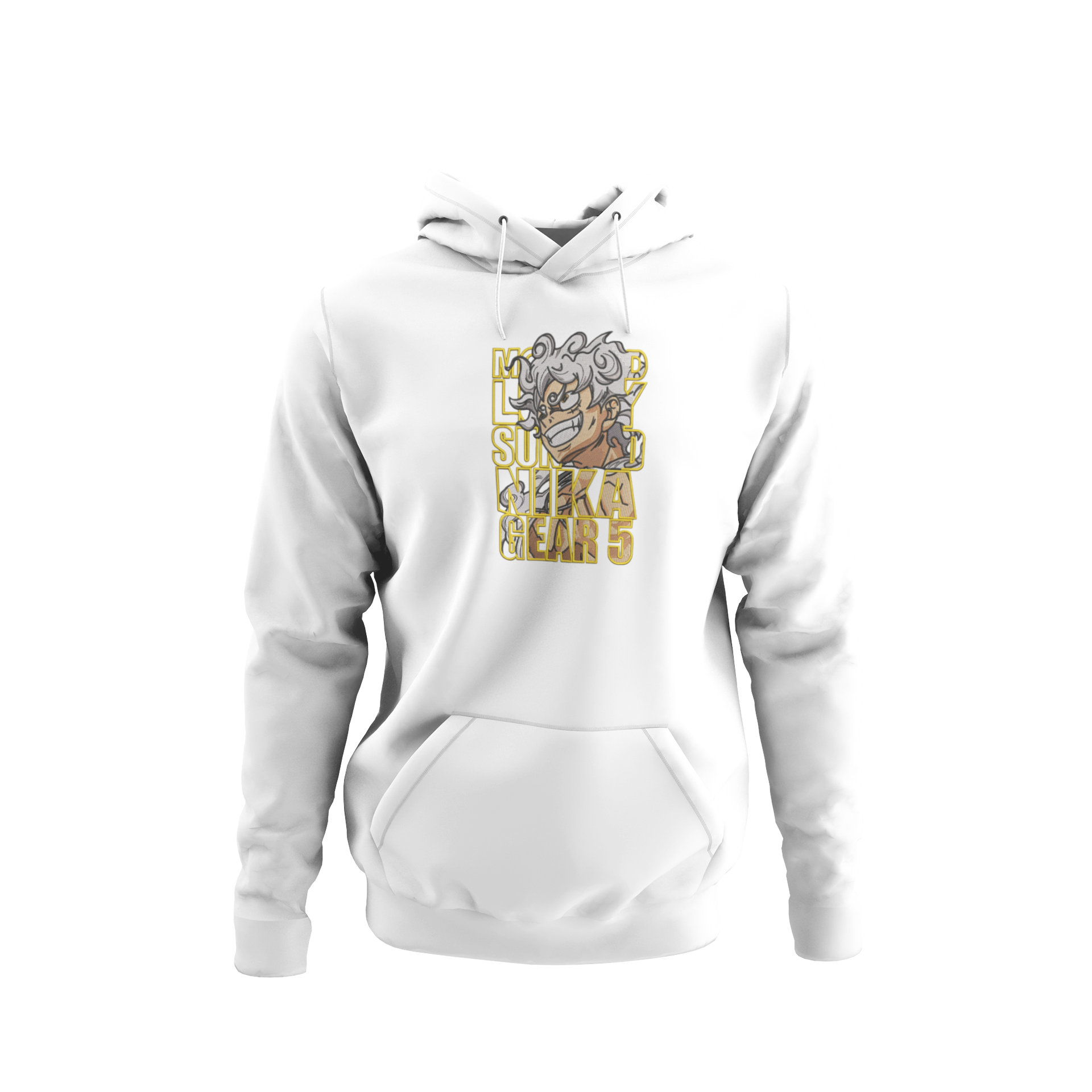 Luffy Sun God Nika Gear 5 Hanorac - One Piece