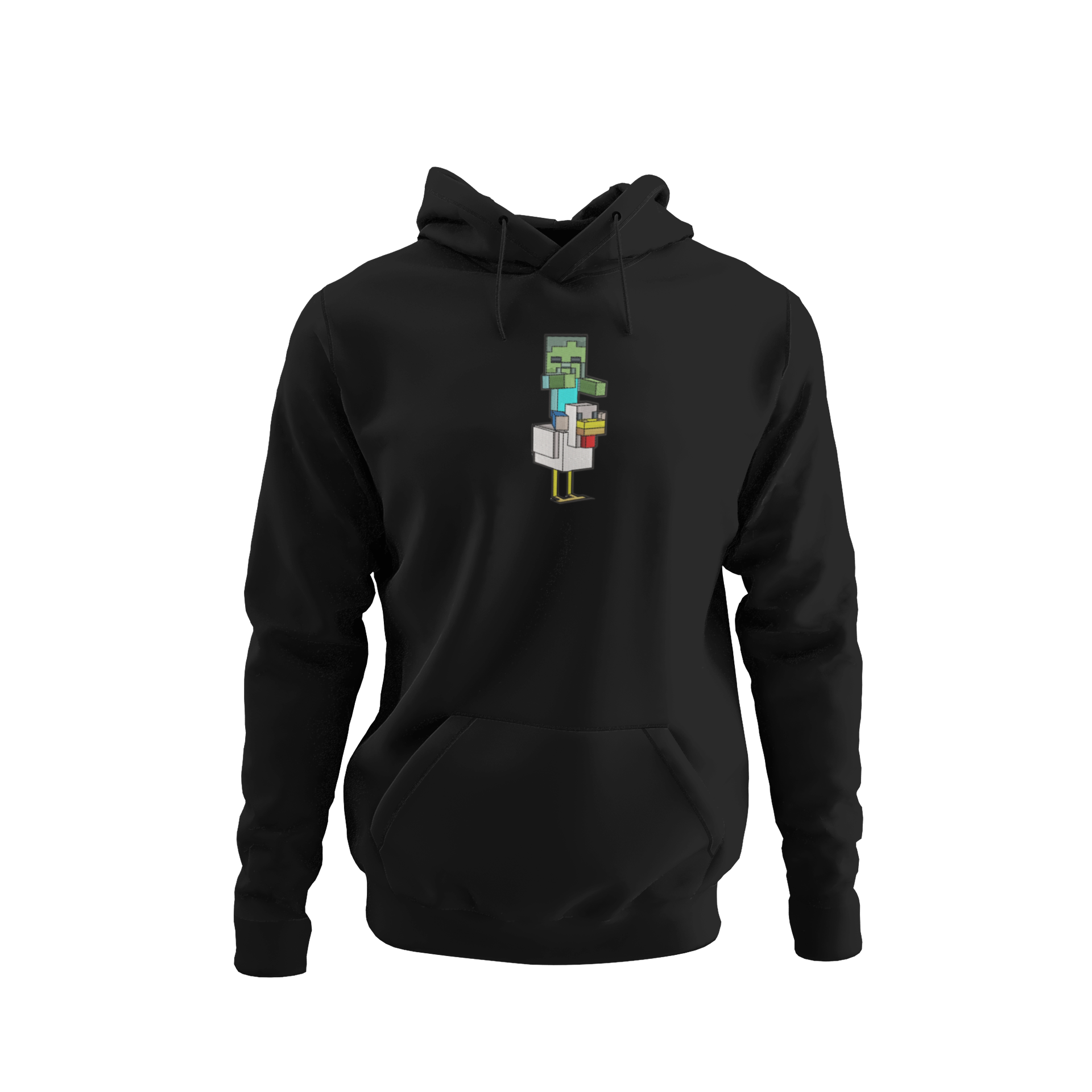 Baby Zombie riding a Chicken Hanorac - Minecraft