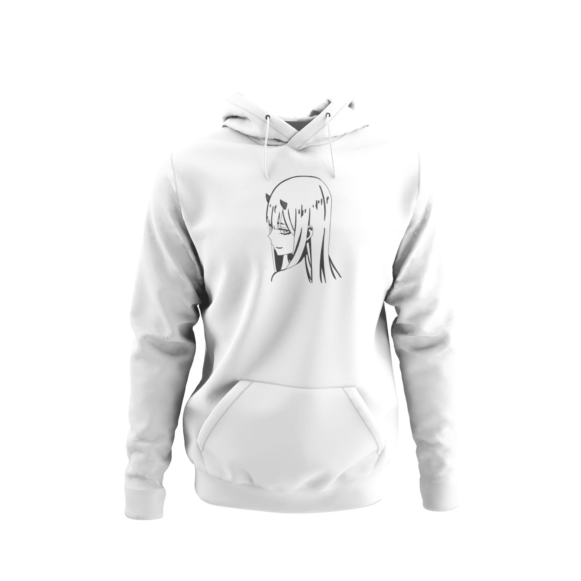 Zero Two Outline Hanorac - Darling in the Franxx