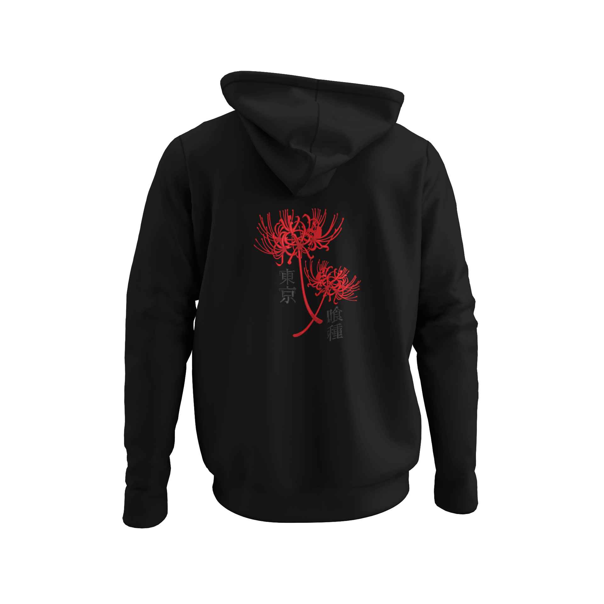 Red Spider Lilies & Writing Hanorac - Tokyo Ghoul