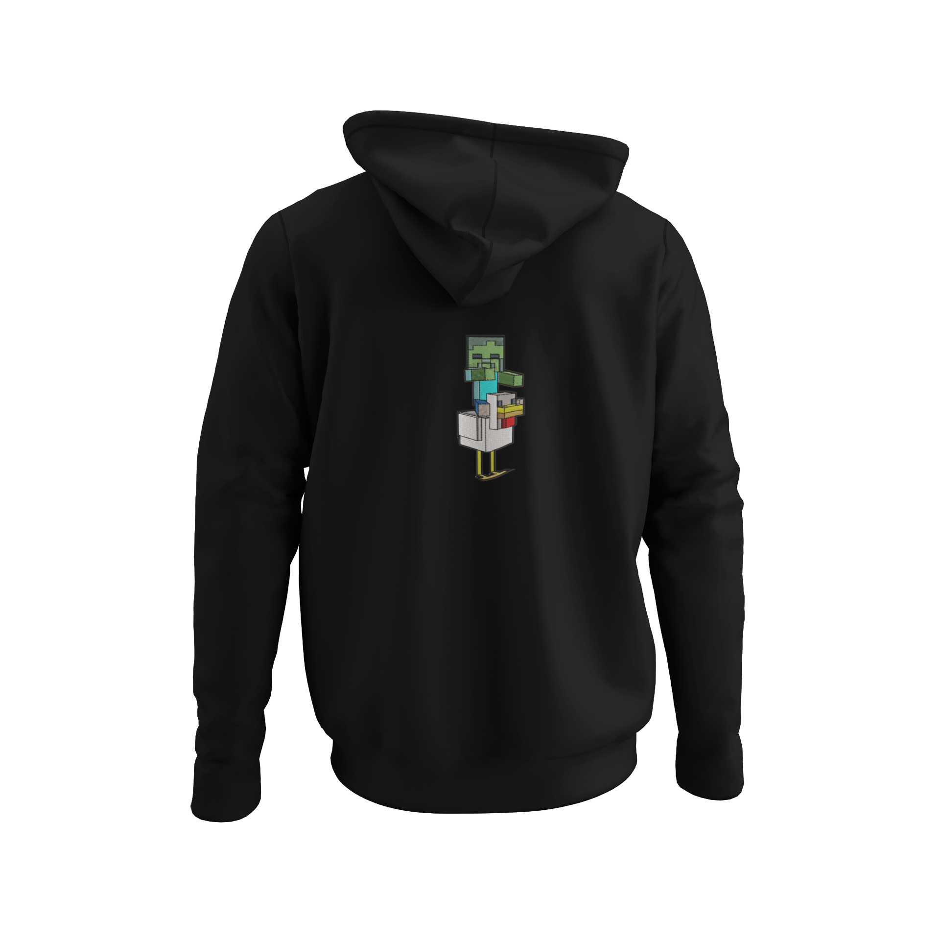 Baby Zombie riding a Chicken Hanorac - Minecraft